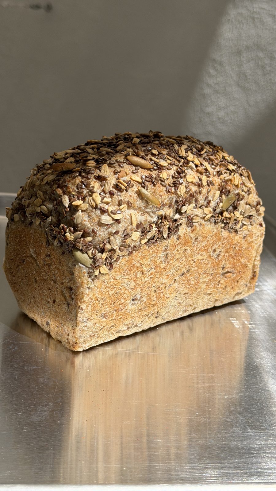 PAN DE MOLDE INTEGRAL CON SEMILLAS